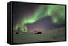 Norway, Northern Lights, Aurora Borealis-Bernd Rommelt-Framed Stretched Canvas