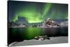 Norway, Northern Lights, Aurora Borealis-Bernd Rommelt-Stretched Canvas