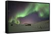 Norway, Northern Lights, Aurora Borealis-Bernd Rommelt-Framed Stretched Canvas