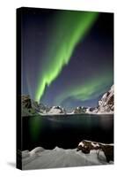 Norway, Northern Lights, Aurora Borealis-Bernd Rommelt-Stretched Canvas