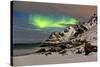 Norway Northern Lights, Aurora Borealis-Bernd Rommelt-Stretched Canvas