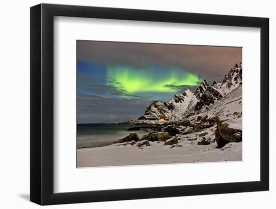 Norway Northern Lights, Aurora Borealis-Bernd Rommelt-Framed Photographic Print