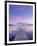 Norway, Oslo, Oslo Fjord, Jetty over Lake at Dusk-Shaun Egan-Framed Photographic Print