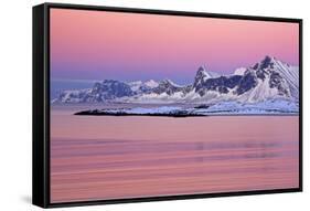 Norway, Province Northern Country, Beach Close Yttersand-Bernd Rommelt-Framed Stretched Canvas