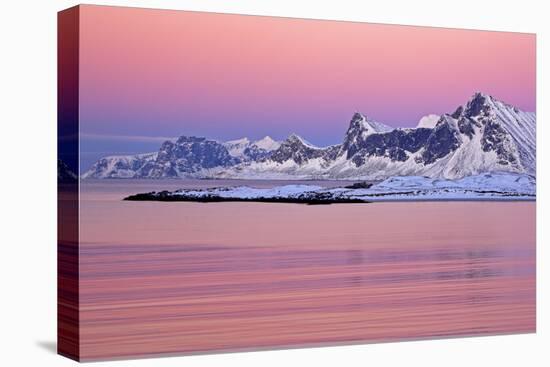 Norway, Province Northern Country, Beach Close Yttersand-Bernd Rommelt-Stretched Canvas