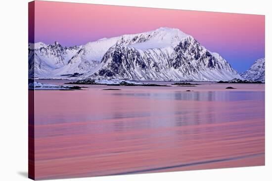 Norway, Province Northern Country, Beach Close Yttersand-Bernd Rommelt-Stretched Canvas