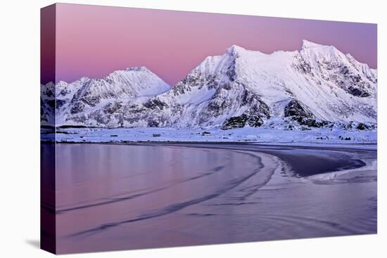 Norway, Province Northern Country, Beach Close Yttersand-Bernd Rommelt-Stretched Canvas