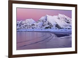 Norway, Province Northern Country, Beach Close Yttersand-Bernd Rommelt-Framed Photographic Print