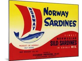 Norway Sardines-null-Mounted Art Print