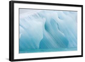 Norway, Spitsbergen. Iceberg Floating Along Northwest Coast-Steve Kazlowski-Framed Photographic Print