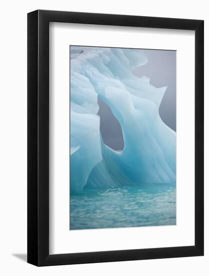 Norway, Spitsbergen. Iceberg Floating Along Northwest Coast-Steve Kazlowski-Framed Photographic Print