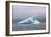 Norway, Spitsbergen. Iceberg Floating Along the Coast in Summer-Steve Kazlowski-Framed Photographic Print