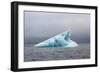 Norway, Spitsbergen. Iceberg Floating Along the Coast in Summer-Steve Kazlowski-Framed Photographic Print