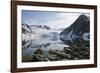 Norway, Spitsbergen, Sallyhammna. Vertebrae of a Fin Whale on a Beach-Steve Kazlowski-Framed Photographic Print