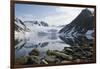 Norway, Spitsbergen, Sallyhammna. Vertebrae of a Fin Whale on a Beach-Steve Kazlowski-Framed Photographic Print