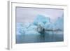 Norway. Svalbard. Brasvelbreen. Turquoise Ice Bergs in the Calm Water-Inger Hogstrom-Framed Photographic Print