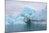 Norway. Svalbard. Brasvelbreen. Turquoise Ice Bergs in the Calm Water-Inger Hogstrom-Mounted Photographic Print