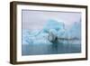 Norway. Svalbard. Brasvelbreen. Turquoise Ice Bergs in the Calm Water-Inger Hogstrom-Framed Photographic Print