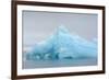 Norway. Svalbard. Brasvelbreen. Turquoise Ice Bergs in the Calm Water-Inger Hogstrom-Framed Premium Photographic Print