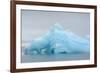 Norway. Svalbard. Brasvelbreen. Turquoise Ice Bergs in the Calm Water-Inger Hogstrom-Framed Photographic Print