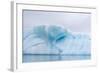 Norway. Svalbard. Brasvelbreen. Turquoise Ice Bergs in the Calm Water-Inger Hogstrom-Framed Photographic Print