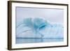 Norway. Svalbard. Brasvelbreen. Turquoise Ice Bergs in the Calm Water-Inger Hogstrom-Framed Photographic Print