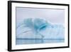 Norway. Svalbard. Brasvelbreen. Turquoise Ice Bergs in the Calm Water-Inger Hogstrom-Framed Photographic Print