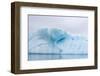 Norway. Svalbard. Brasvelbreen. Turquoise Ice Bergs in the Calm Water-Inger Hogstrom-Framed Photographic Print