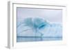 Norway. Svalbard. Brasvelbreen. Turquoise Ice Bergs in the Calm Water-Inger Hogstrom-Framed Photographic Print