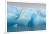 Norway. Svalbard. Brasvelbreen. Turquoise Ice Bergs in the Calm Water-Inger Hogstrom-Framed Photographic Print