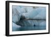 Norway. Svalbard. Brasvelbreen. Turquoise Ice Bergs in the Calm Water-Inger Hogstrom-Framed Photographic Print