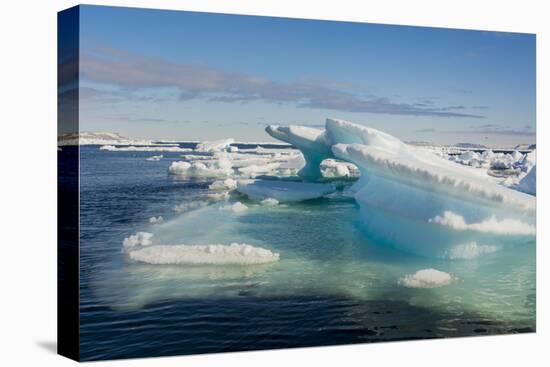 Norway. Svalbard. Drift Ice-Inger Hogstrom-Stretched Canvas