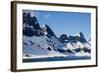 Norway. Svalbard. Hornsund. Dramatic Cliffs Tower over the Sound-Inger Hogstrom-Framed Photographic Print