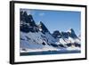 Norway. Svalbard. Hornsund. Dramatic Cliffs Tower over the Sound-Inger Hogstrom-Framed Photographic Print