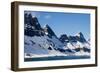 Norway. Svalbard. Hornsund. Dramatic Cliffs Tower over the Sound-Inger Hogstrom-Framed Photographic Print