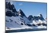 Norway. Svalbard. Hornsund. Dramatic Cliffs Tower over the Sound-Inger Hogstrom-Mounted Photographic Print