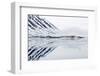 Norway, Svalbard, Monacobreen Glacier, Reflections of Mountains and Glacier-Ellen Goff-Framed Photographic Print