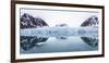 Norway, Svalbard, Monacobreen Glacier, Reflections of Mountains and Glacier-Ellen Goff-Framed Photographic Print