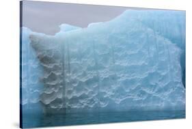 Norway. Svalbard. Nordaustlandet. Brasvelbreen. Textures of Icebergs-Inger Hogstrom-Stretched Canvas