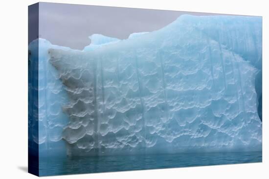 Norway. Svalbard. Nordaustlandet. Brasvelbreen. Textures of Icebergs-Inger Hogstrom-Stretched Canvas