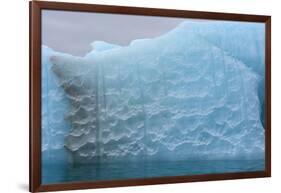 Norway. Svalbard. Nordaustlandet. Brasvelbreen. Textures of Icebergs-Inger Hogstrom-Framed Photographic Print