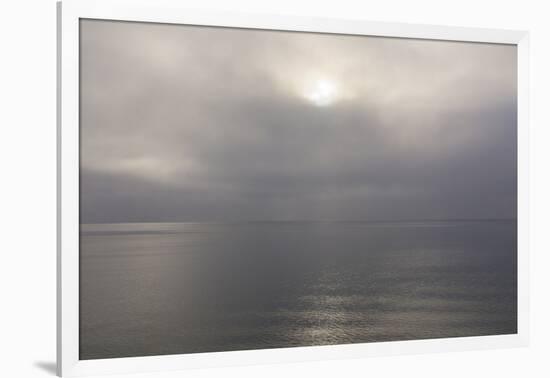 Norway. Svalbard. Nordaustlandet Island. Calm Water and Cloudy Skies-Inger Hogstrom-Framed Photographic Print