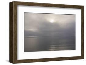 Norway. Svalbard. Nordaustlandet Island. Calm Water and Cloudy Skies-Inger Hogstrom-Framed Photographic Print