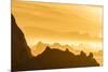 Norway, Svalbard, Nordaustlandet. Silhouette of Icebergs Backlit at Sunset-Jaynes Gallery-Mounted Photographic Print