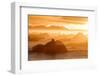 Norway, Svalbard, Nordaustlandet. Silhouette of Icebergs Backlit at Sunset-Jaynes Gallery-Framed Photographic Print