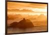 Norway, Svalbard, Nordaustlandet. Silhouette of Icebergs Backlit at Sunset-Jaynes Gallery-Framed Photographic Print