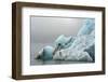 Norway. Svalbard. Spitsbergen. Brepollen. Iceberg with Moraine Dust-Inger Hogstrom-Framed Photographic Print