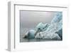 Norway. Svalbard. Spitsbergen. Brepollen. Iceberg with Moraine Dust-Inger Hogstrom-Framed Photographic Print