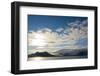 Norway. Svalbard. Spitsbergen. Forlandsundet. Clouds and Midnight Sun-Inger Hogstrom-Framed Photographic Print