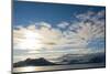 Norway. Svalbard. Spitsbergen. Forlandsundet. Clouds and Midnight Sun-Inger Hogstrom-Mounted Photographic Print